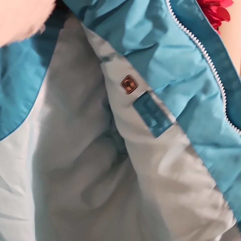 Champion Girls Blue Kids Jacket Size Large 10/12